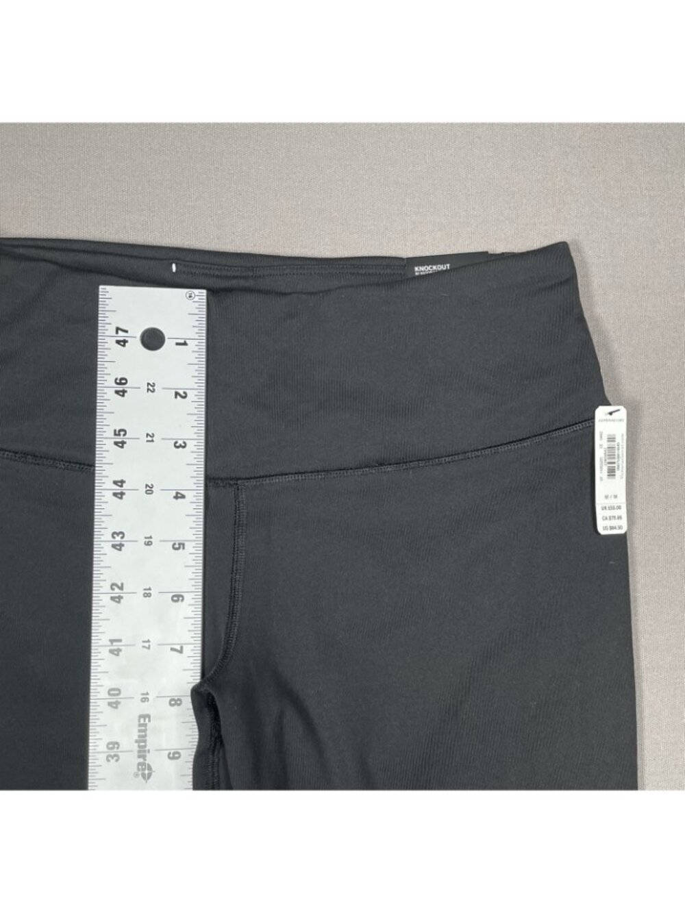 NWT Victoria Sport Knockout Black Tight Leggings 28" - Women Size Medium - Picture 15 of 15
